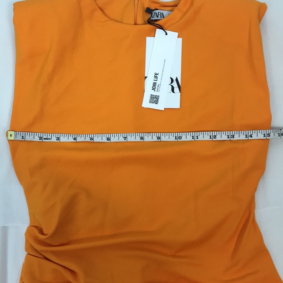 NWT Zara Side Draped Dress - Picture 15 of 16